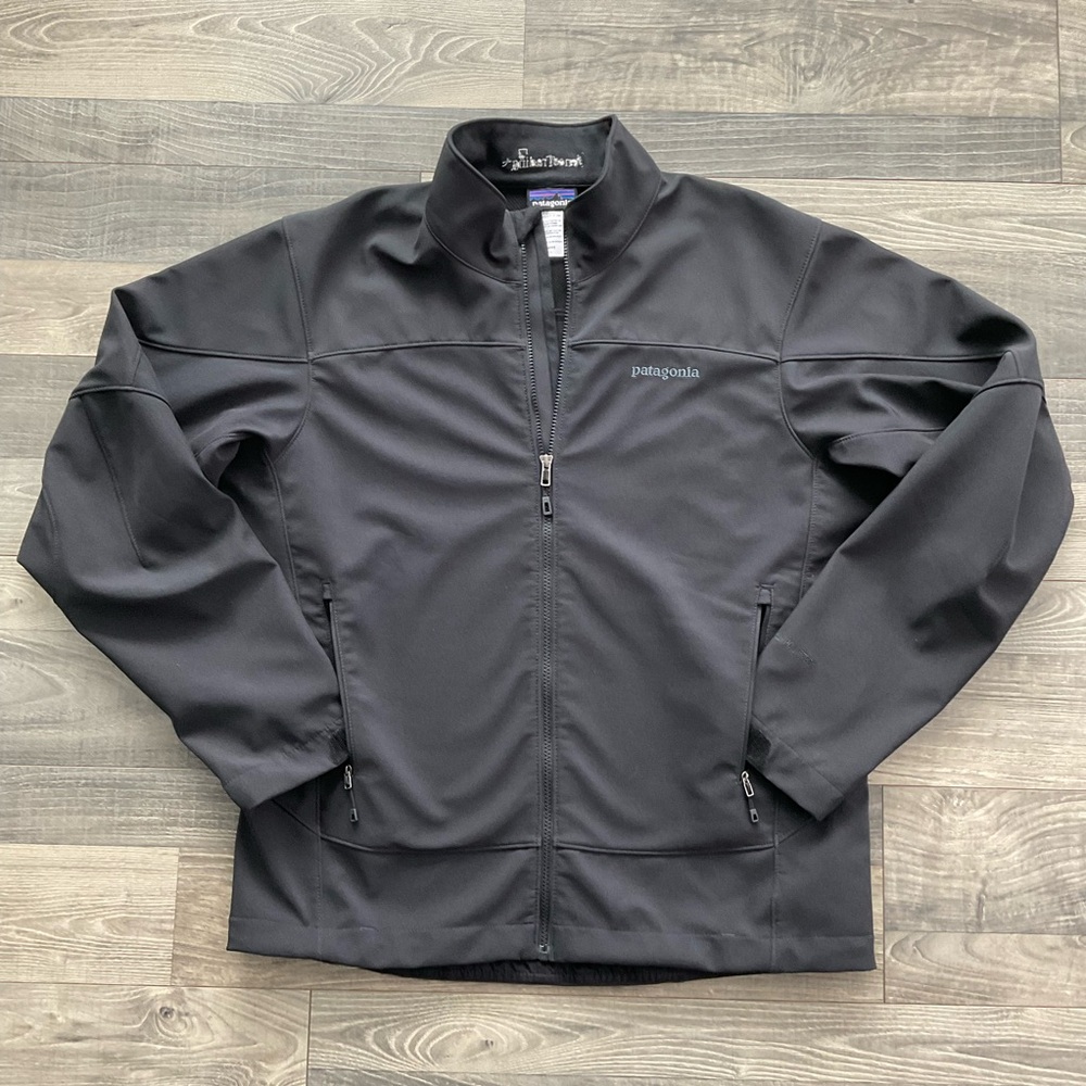 Patagonia Adze Softshell Jacket Men's LARGE Polartec Wind block Full Zip 83390